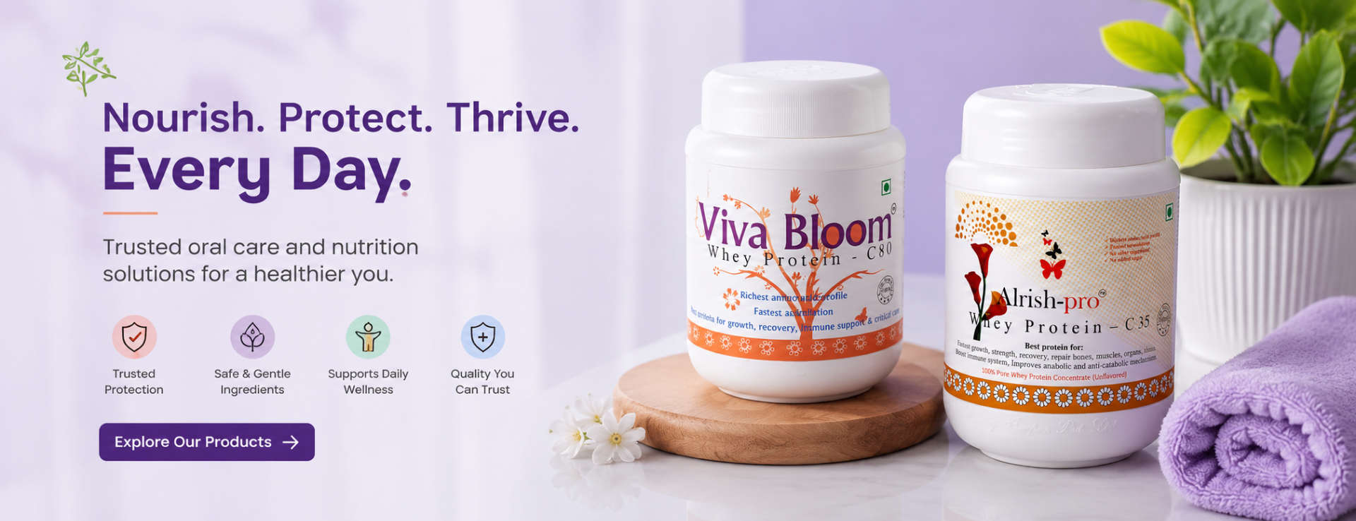 Science-backed formulations for better health